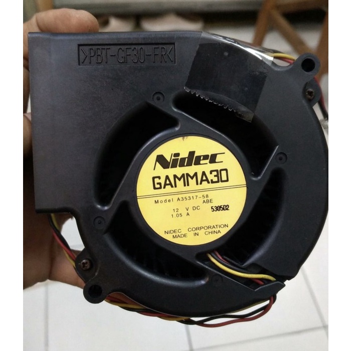 Jual FLASH SALE FAN BLOWER KIPAS KEONG NIDEC GAMMA30 12VDC 1 05A