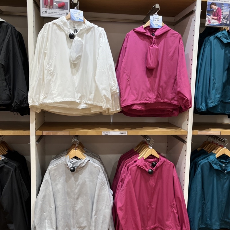 Jaket uv outlet uniqlo