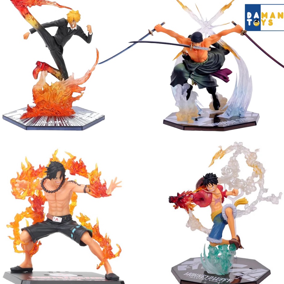 Jual ★★★ tr Anime One Piece Roronoa Zoro Luffy Ace Boa Sanji shanks ...