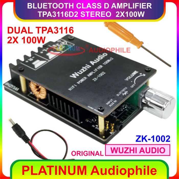 Jual TPA3116 BLUETOOTH AMPLIFIER CLASS D 2X100W CLASS D AMPLIFIER ZK ...