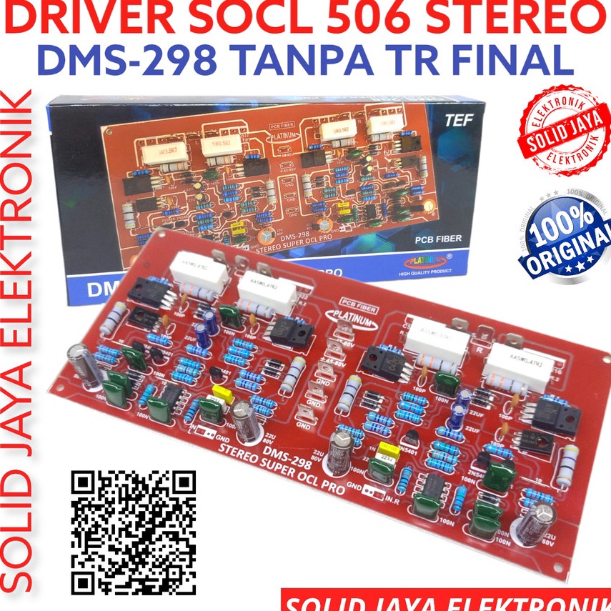Jual ・FIe KIT DRIVER POWER SUPER OCL SOCL 506 TEF PRO STEREO TEF POWER