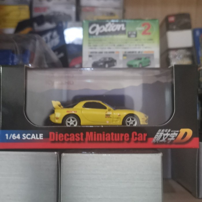 KYOSHO 1/18 MAZDA Savane RX-7 Neuf Film Ver. Initiale D Blanc Japon (No