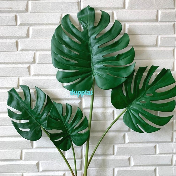 Jual Pohon Daun Monstera Latex Akar Artificial Pot Dasar Tanaman Plastik Shopee Indonesia