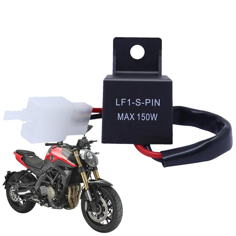 Jual &LED Flasher Relay Fix 12V 2-Pin Motorcycle Flasher Relays With