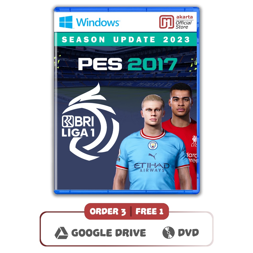 Jual PES 2017 PATCH 2023 + LIGA BRI - PC LAPTOP GAMES