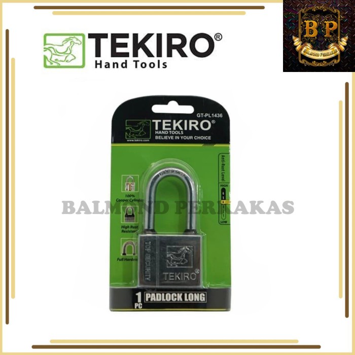 Jual Tekiro Gembok Leher Panjang 40mm 50mm 60mm Tipe Kotak Shopee