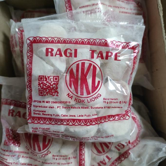 Jual ^^^^^] Ragi Tape Singkong Ketan Manis NKL 70g Fermentasi Pakan