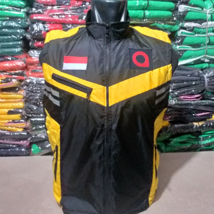 Jual PROMO!! Rompi Jaket Maxim Sirip Dominan hitam. | Shopee Indonesia