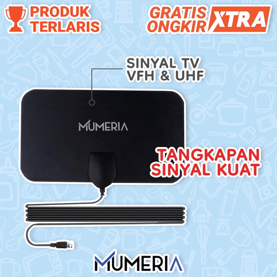 Jual [CODE BARANG 058RMA] Antena TV Digital Indoor Outdoor 25dB DVB-T2 ...