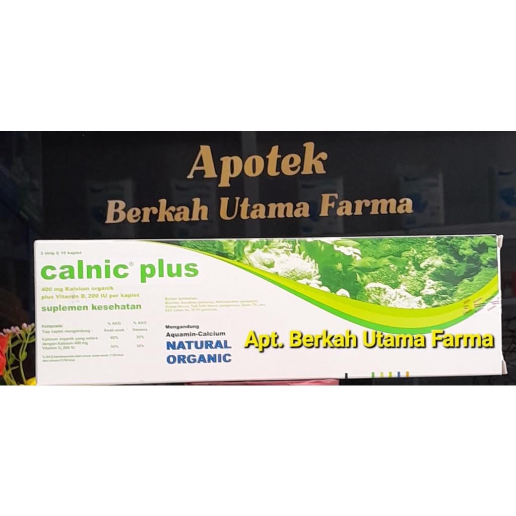Jual Calnic Plus Box isi 30 kapsul - Suplemen Kalsium dan Vitamin D ...