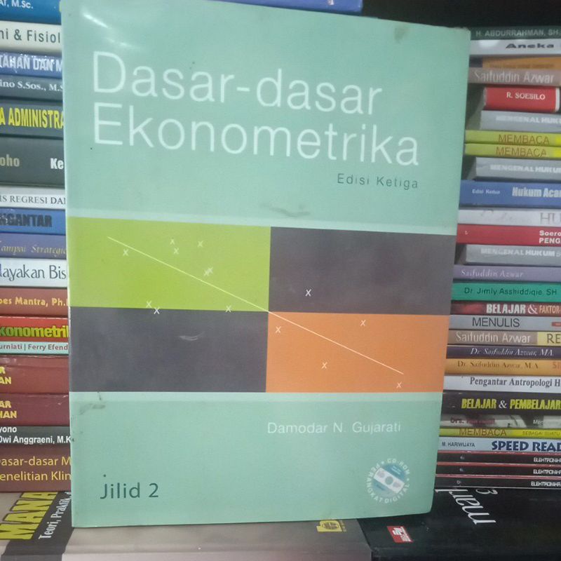 Jual BUKU ORIGINAL DASAR-DASAR EKONOMETRIKA EDISI KETIGA JL 2 DAMODAR N ...