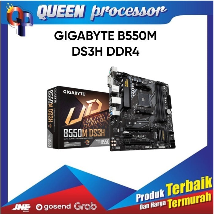 Jual MAINBOARD GIGABYTE B550M DS3H (AM4 / B550M / DDR4) | Shopee Indonesia