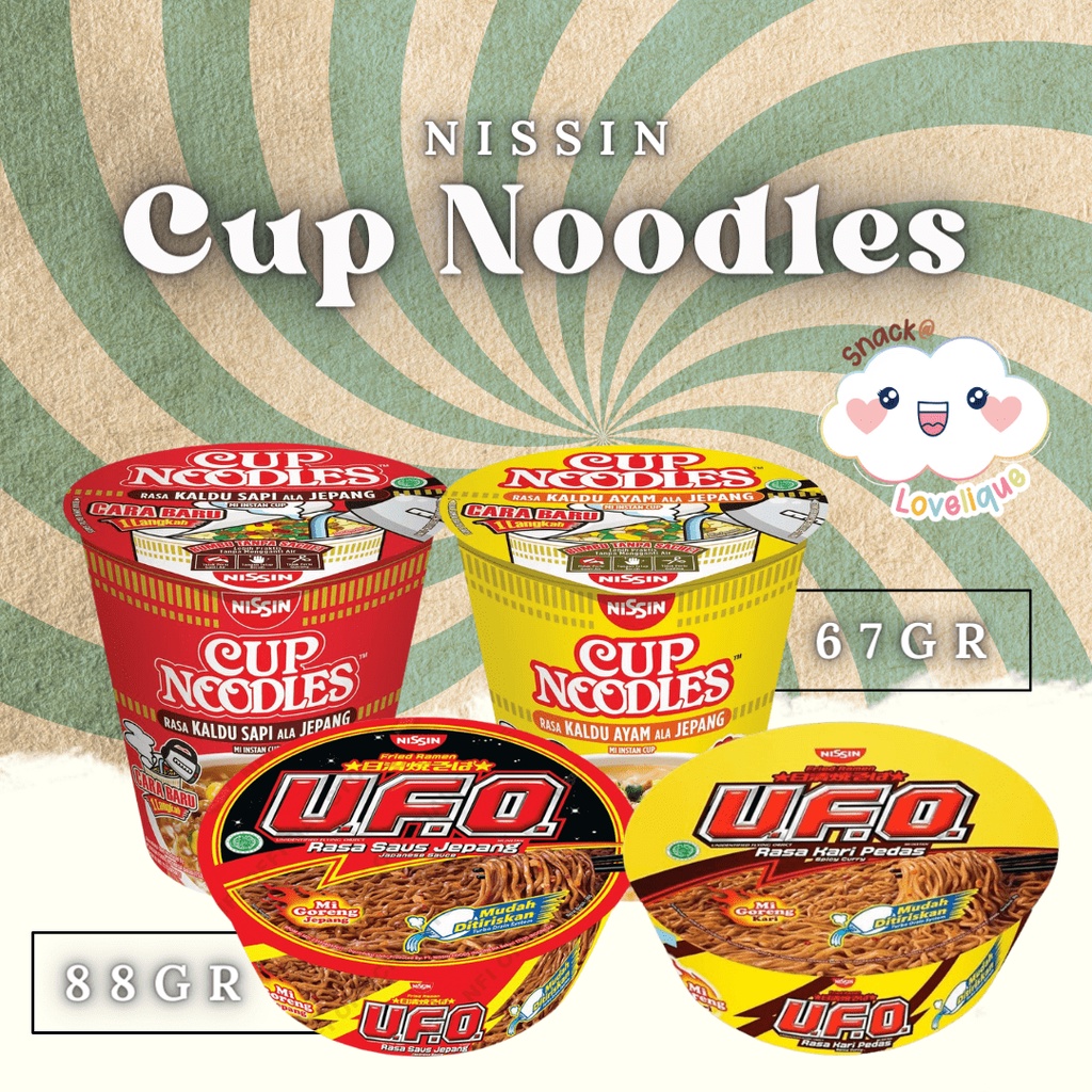 Jual Nissin Instant Cup Noodle Nissin Ufo Instant Cup Noodle All