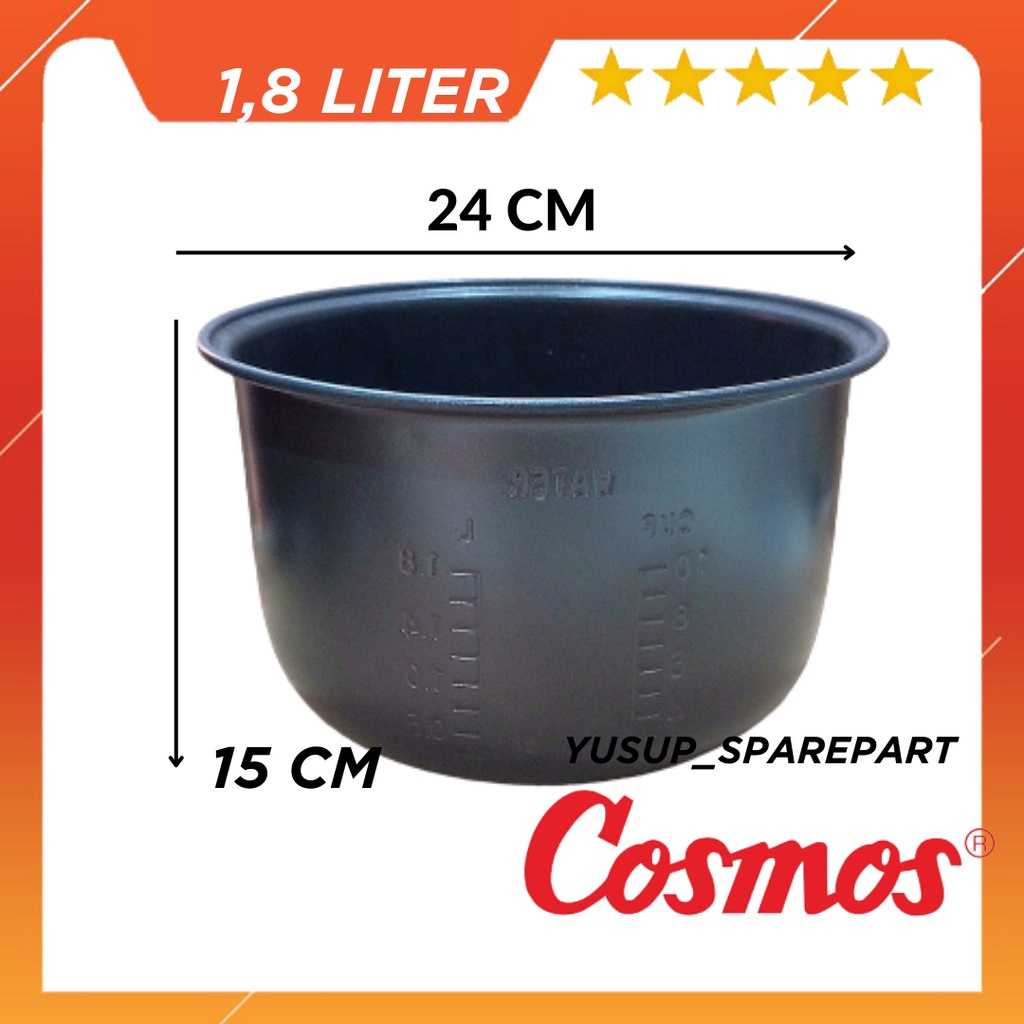 Jual Panci Teflon Rice cooker mejikom 1,8 L Cosmos DLL Shopee Indonesia