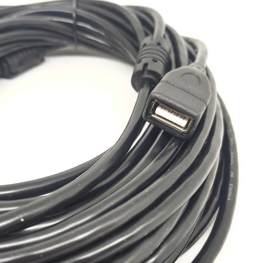 Jual Kabel Usb Extension Male Female M Hitam Perpanjangan Usb