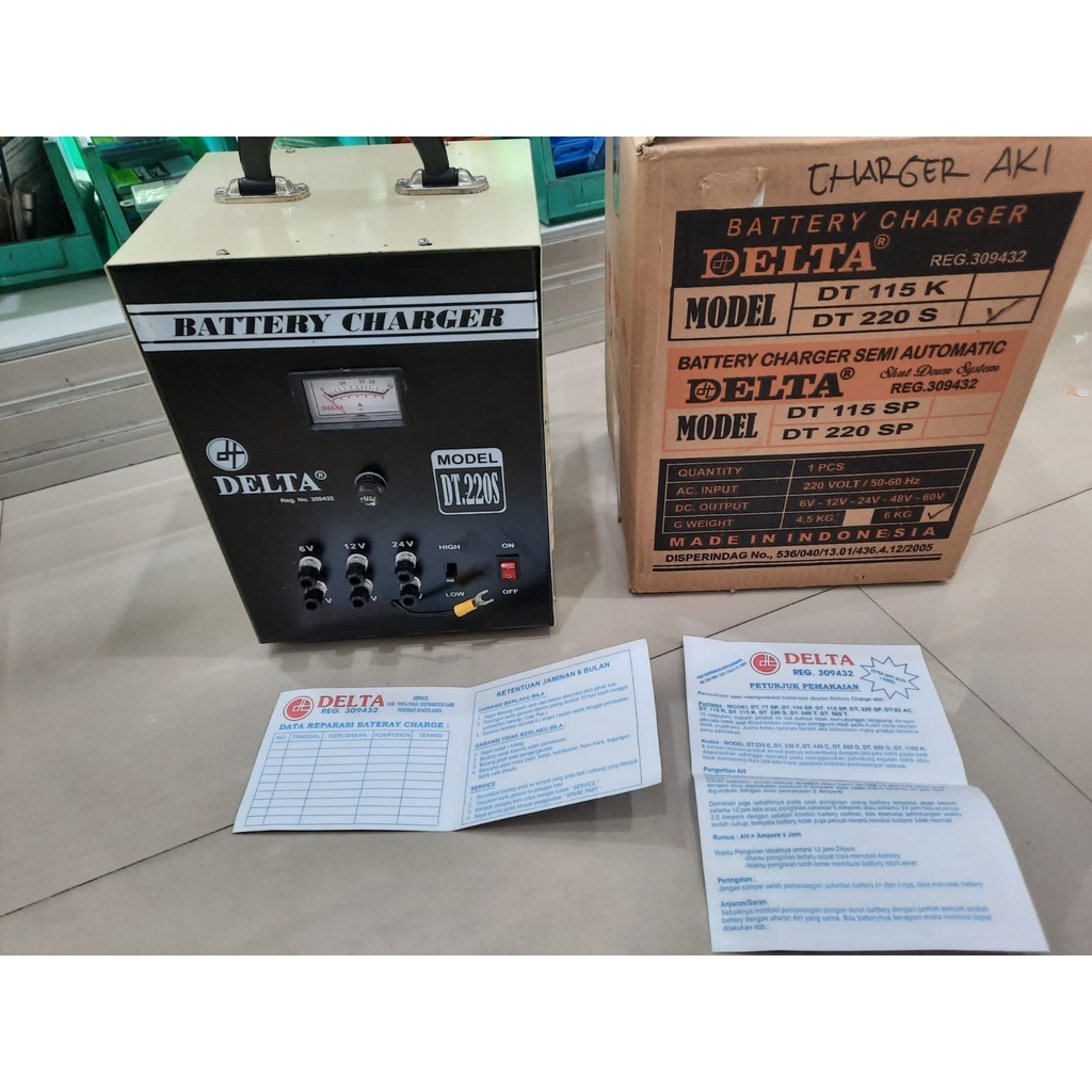 Jual Battery Charger Cas Aki Delta DT220S 20A | Shopee Indonesia