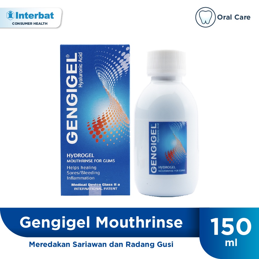 Jual Gengigel Mouthrinse 150 mL - Meredakan Sariawan dan Radang Gusi ...