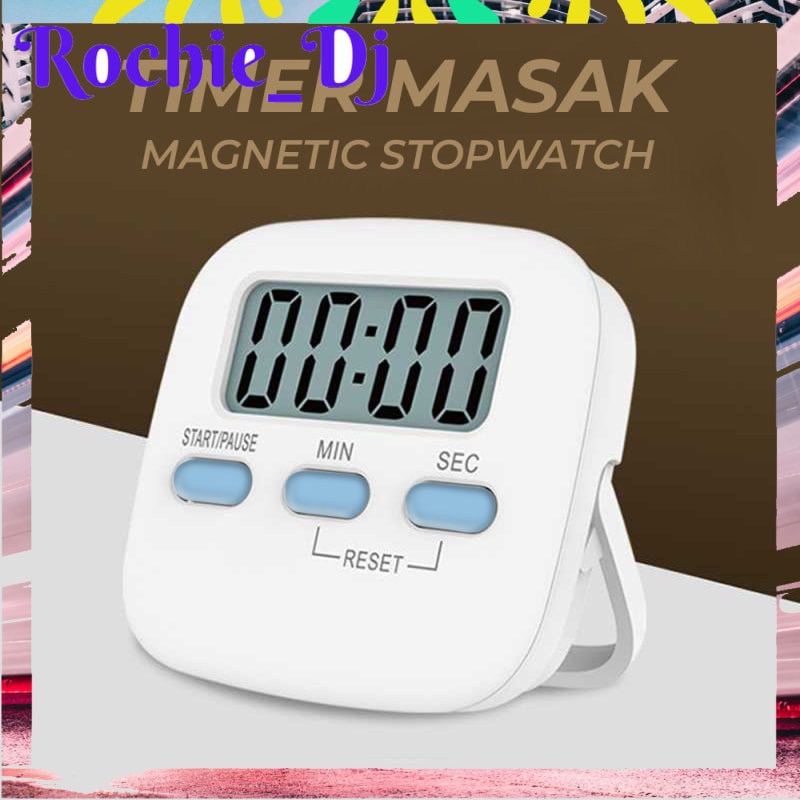 Jual TIMER MASAK DAPUR MAGNETIC STOPWATCH ALARM CLOCK - JS-113 - WARNA ...