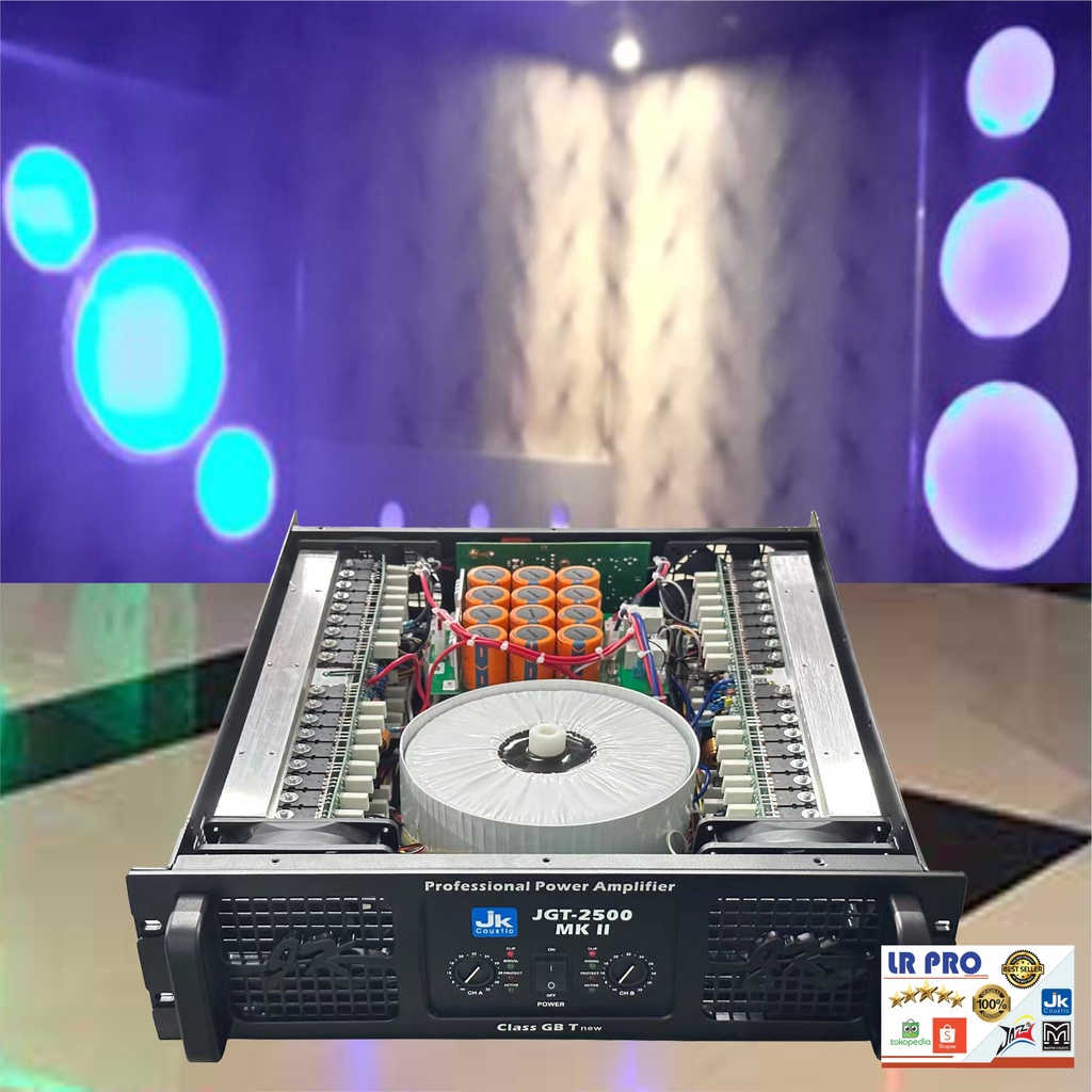 Jual Power amplifier Jk coustic JGT 2500 MKII 2x2500 watt Shopee