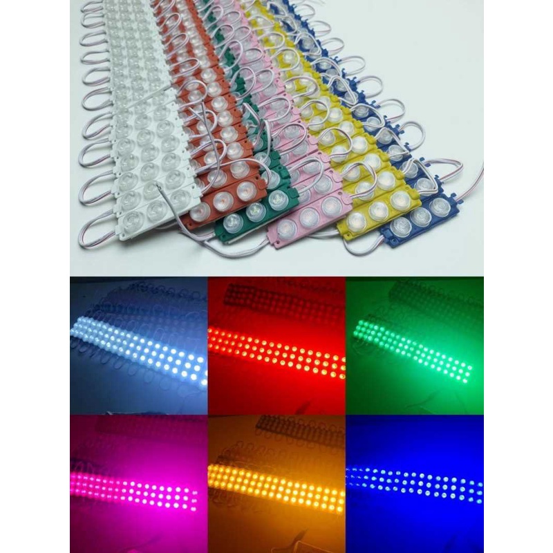 Jual LED Lamp 3W 3 watt 12 Volt 12V DC Waterproof Modul Strip Lensa 3 ...