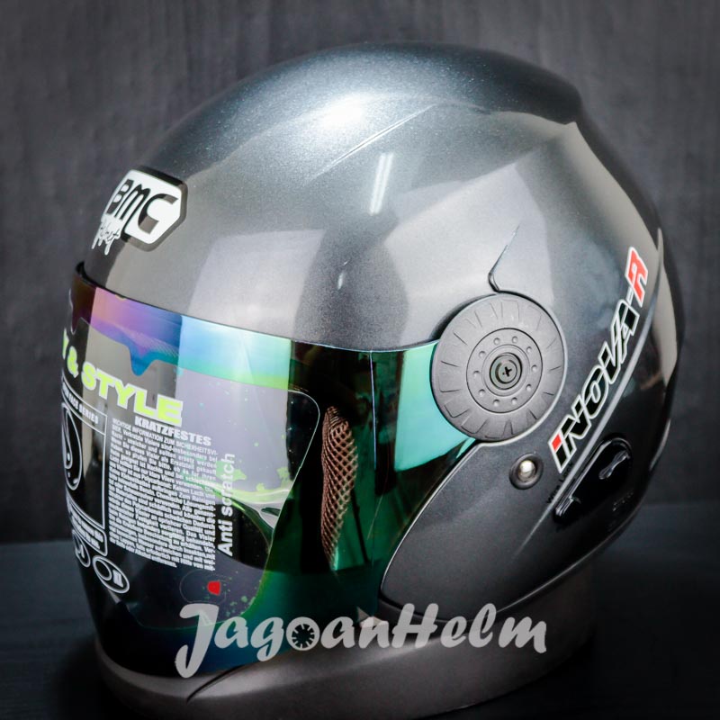 Jual BMC HELM INOVA-R SOLID | GRAPHITE| | Shopee Indonesia