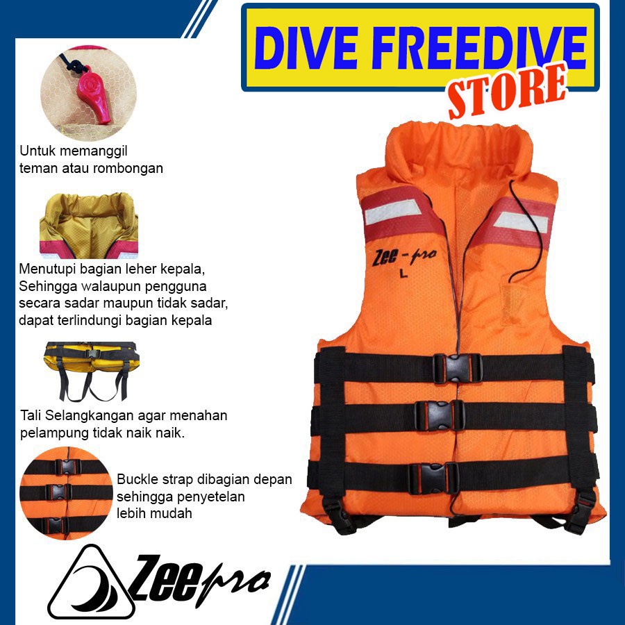 Jual Life Vest Jacket Zeepro Dolby Import Alat Safety Rescue Jaket Baju