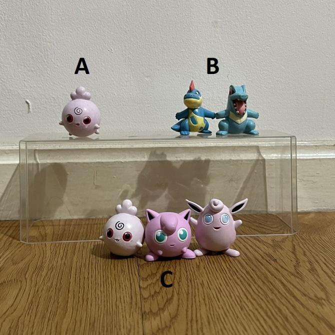 Jual Pokemon Moncolle Igglybuff Jigglypuff Wigglytuff Totodile