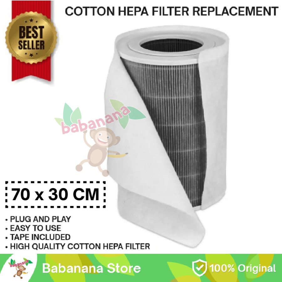 Jual Electrostatic Cotton Antidust Filter HEPA Replacement Air Purifier