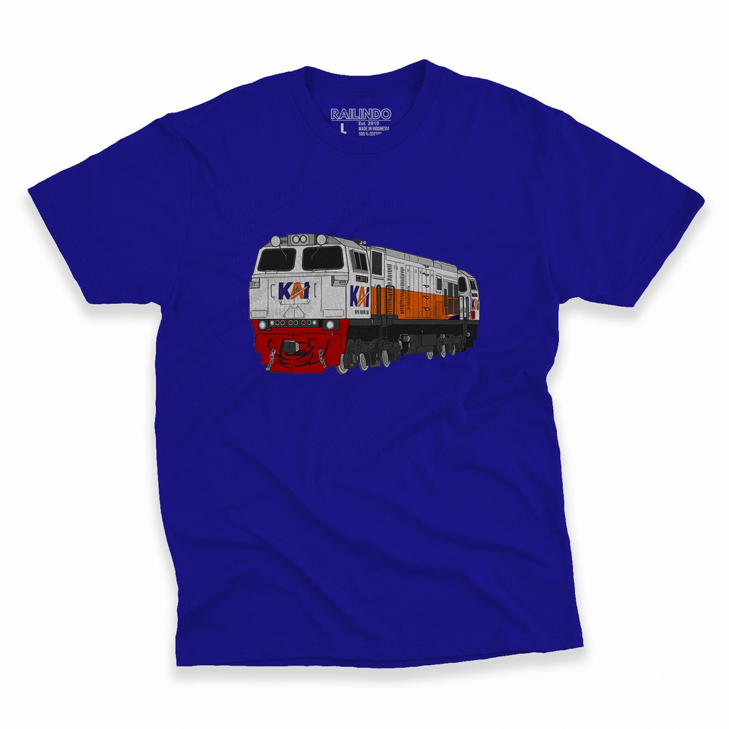 Jual Railindo Baju Kaos Dewasa Kereta Api Lokomotif Cc206 3d V2