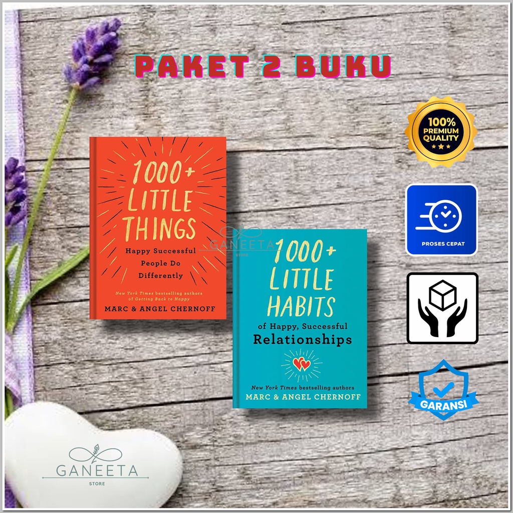 Jual 1000 + Plus Little Things and 1000 + Plus Little Habits by Marc ...