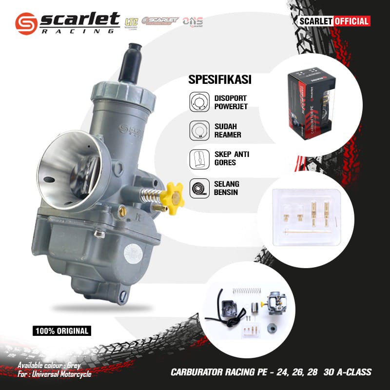 Jual Karburator Scarlet Original Pe 24 Pe 26 Pe 28 Pe 30 Karbu ...