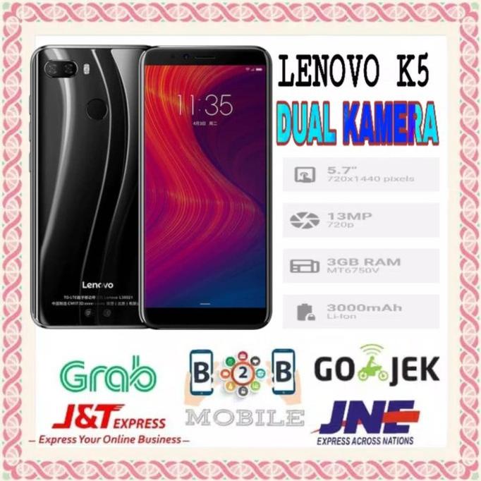 【新品】lenovo K5 play 3GB 32GB ブラック Jual LENOVO K5 3/32 GB DUAL KAMERA 4G - RAM 3GB MEMORY 32GB