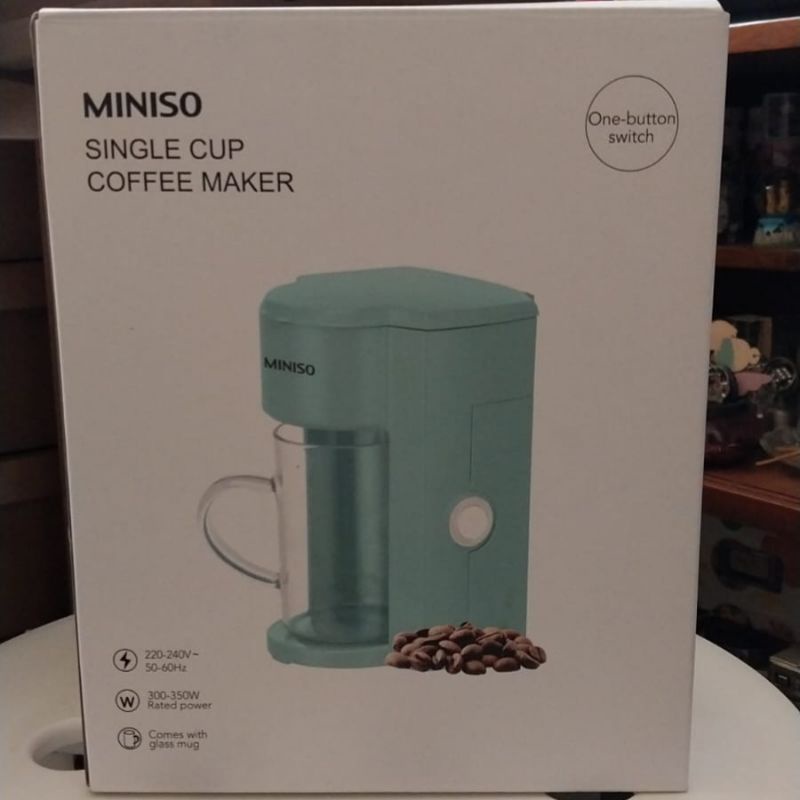 Jual MINISO MESIN PEMBUAT KOPI SINGLE CUP COFFEE MAKER ONE BUTTON