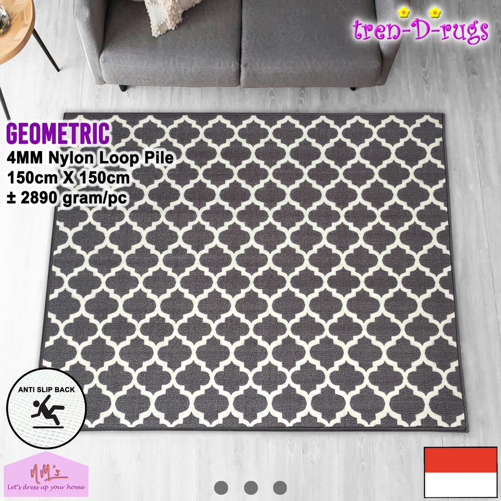Jual Tren-D-rugs Karpet permadani sweden geometris scandinavian alas ...