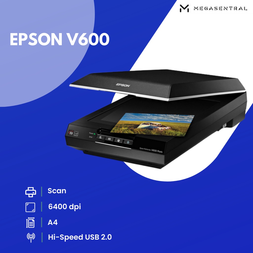 Jual Scanner Epson V600 A4 4800 Dpi Original Resmi Shopee Indonesia