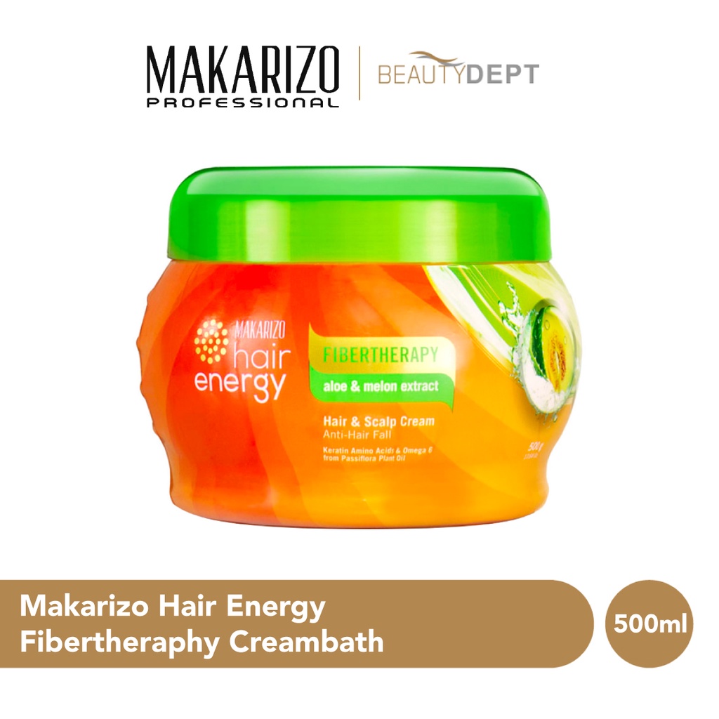 Jual Makarizo He Fiber Creambath 500ml - Hair mask Masker Rambut ...
