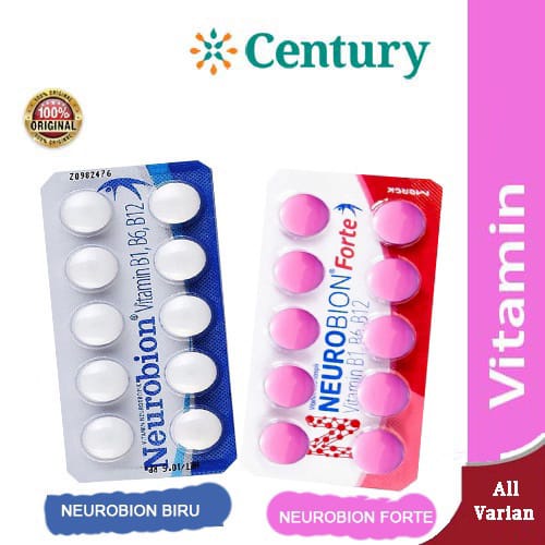 Jual Neurobion 1 Blister 10 Tablet / Neurobion Forte / Neurobion Putih ...