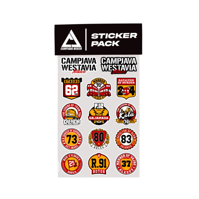 Jual Sticker Pack isi 14pcs ( Logo Allbase ) | Shopee Indonesia