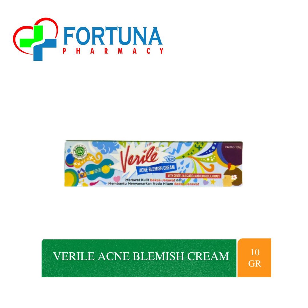 Jual Verile Acne Blemish Cream - Krim Penghilang Bekas Jerawat | Shopee