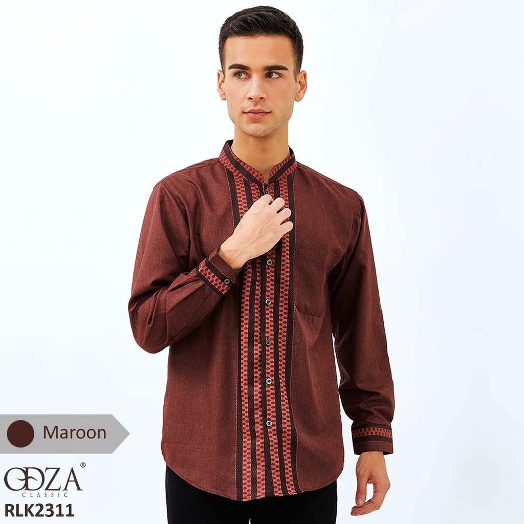 Jual Odza Baju Koko Jumbo Regular Pria Dewasa Kasual Lengan Panjang ...
