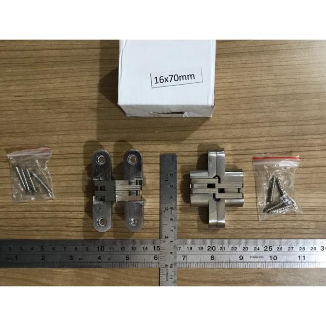 Jual Engsel Tanam Concealed Invisible Hinge 70 Mm Hidden Conc Hinge ...