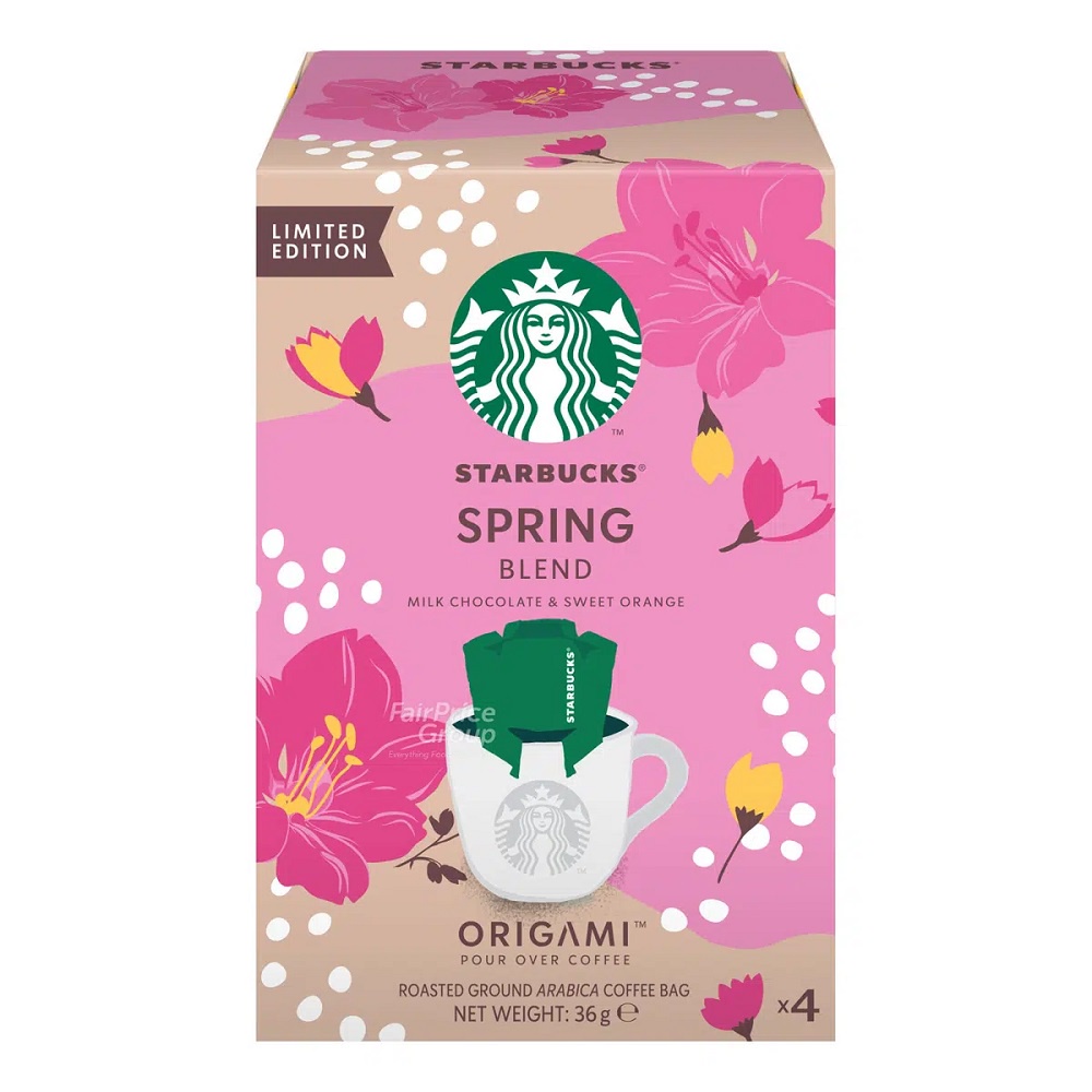 Jual Kopi Starbucks Origami Pour Over Coffee Spring Blend isi 4 asal ...