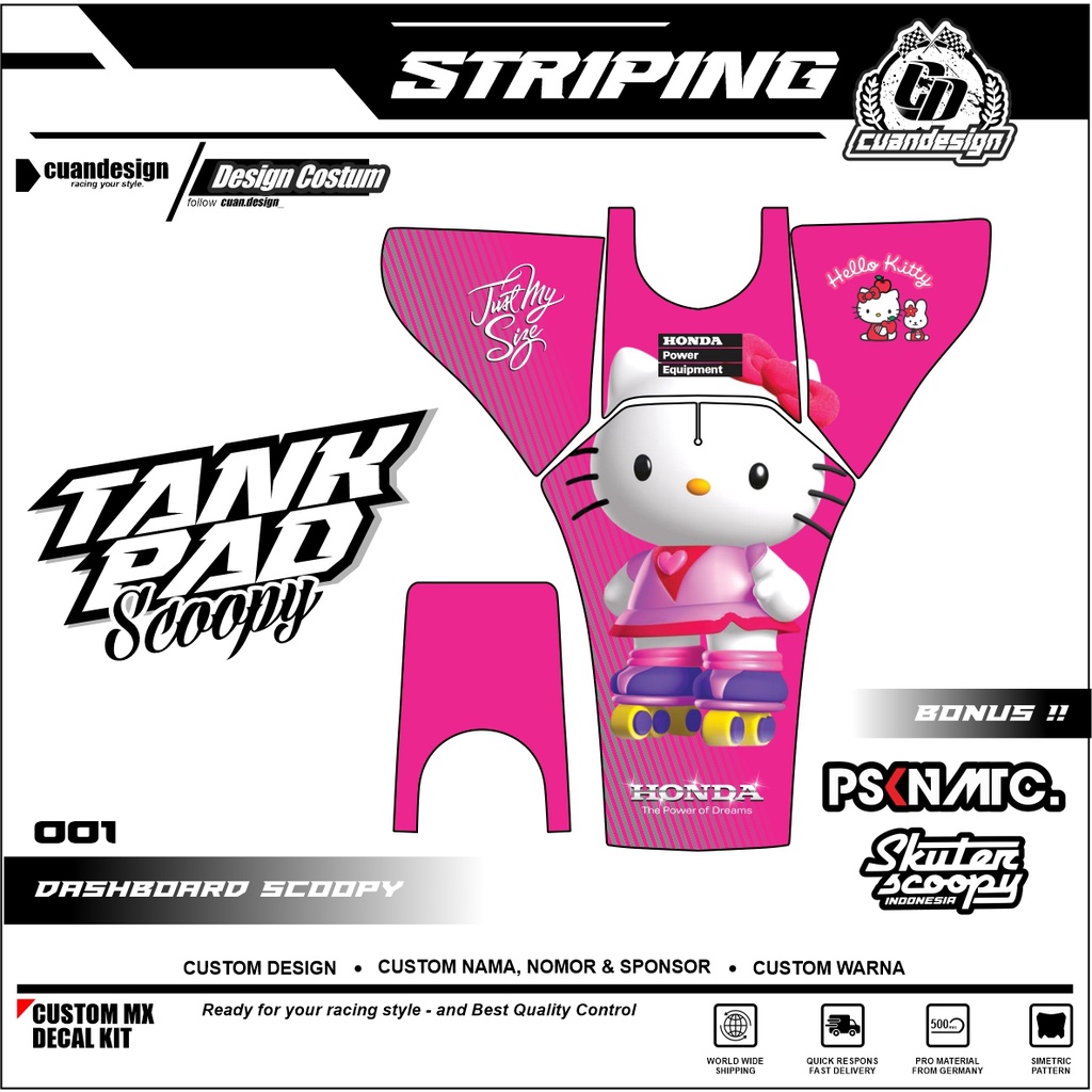 Jual Stiker Striping Pelindung Dashboard Thankpad Deckpad Motor