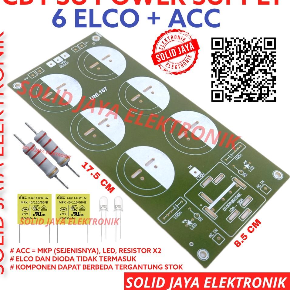 Jual Stok terbaru PCB PSU 6 ELCO CAPASITOR KAPASITOR ELKO 6ELCO 6ELKO ...