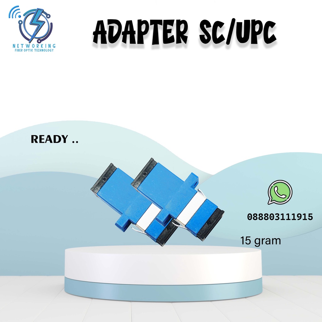 Jual ADAPTER Fiber Optic SC/UPC (Isi 25 per/pack) | Shopee Indonesia