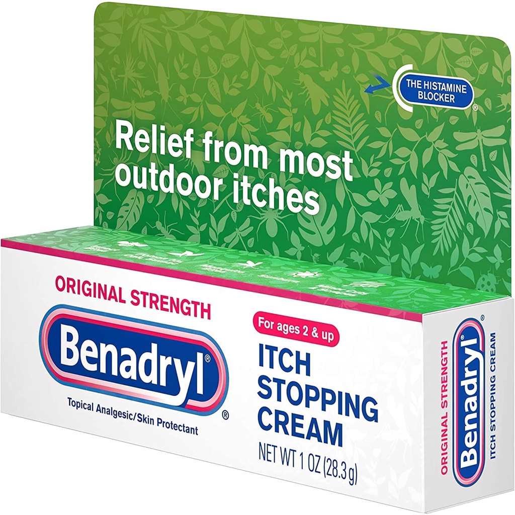 Jual Original Strength BENADRYL Itch Stopping Cream skin protectant