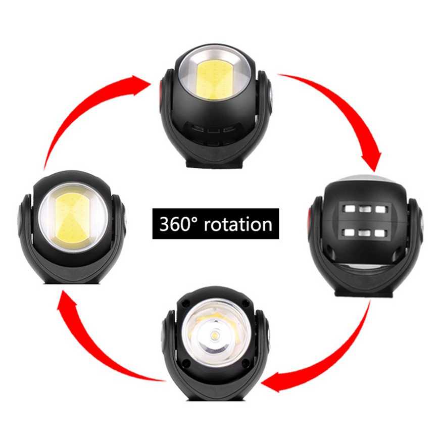 Jual Albinaly Senter LED 360 Degree Rotating Head T6+COB LED - TG-S200 ...