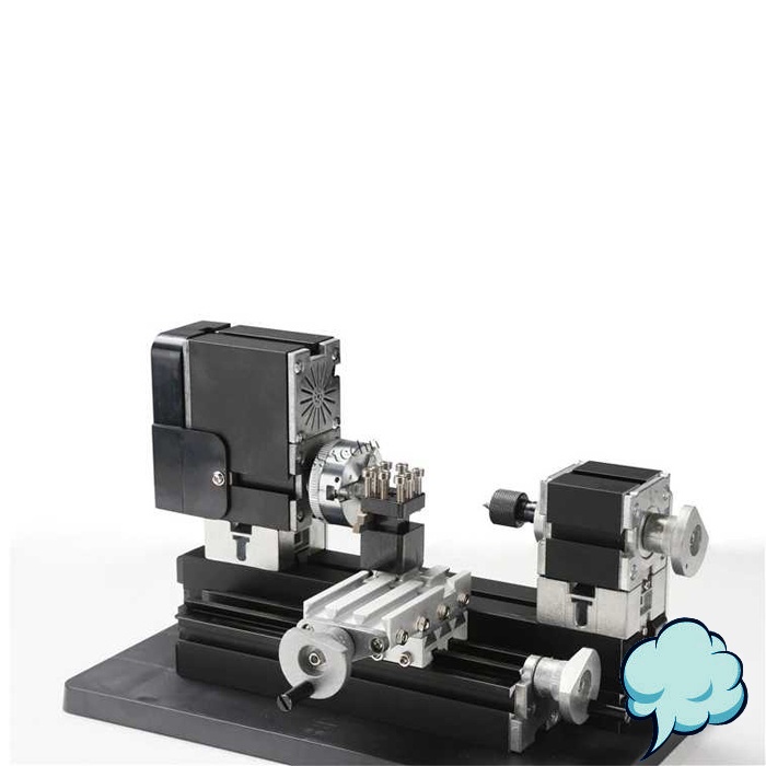 Jual Mesin Bubut Mini Besi Aluminium La Wood Metalworking DIY Model ...