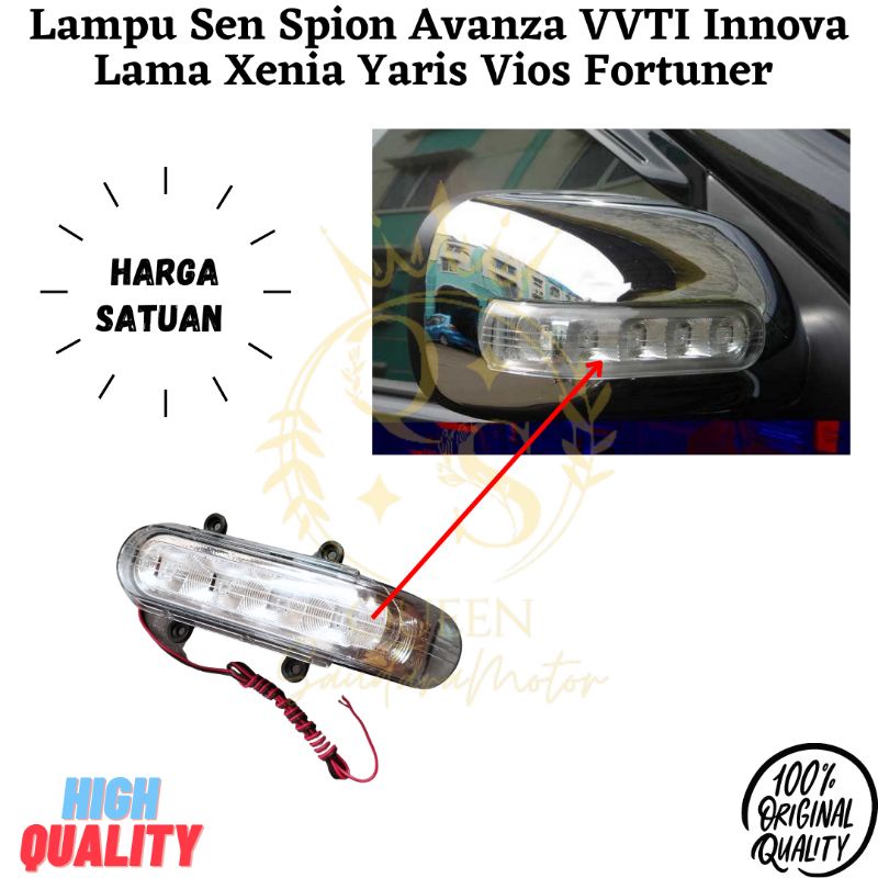 Jual Lampu Sen Spion Avanza Vvti Innova Lama Xenia Yaris Vios Fortuner Shopee Indonesia