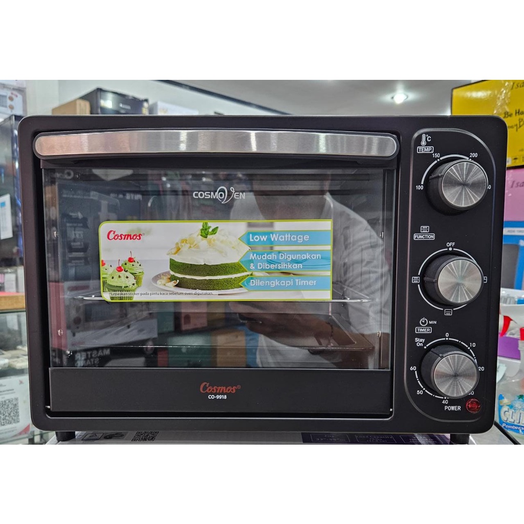 Jual COSMOS OVEN LOW WATT 18 LITER CO9918 / CO 9918 / CO9918 Shopee